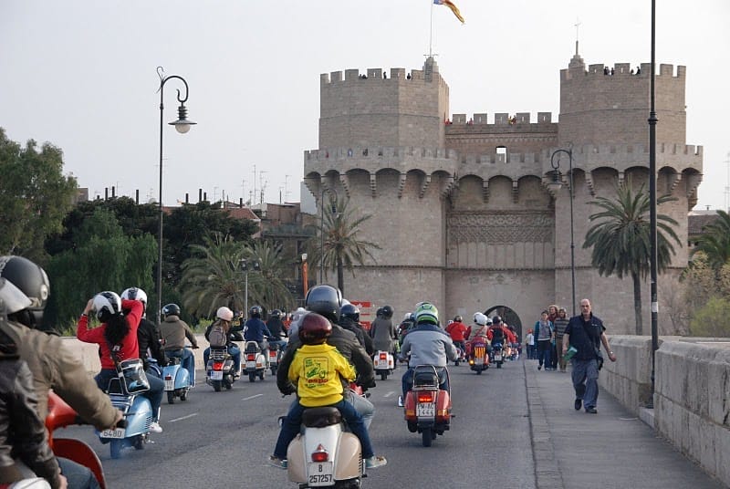 Llegando al Centro de Valencia